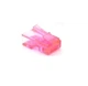 Коннектор Ritar RJ-45 8P8C UTP Cat-5 (100 шт - уп.) Q100 Pink - изображение 1