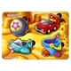 Деревянный пазл-вкладыш "Игрушки-1" Ubumblebees (ПСФ116) PSF116 фон с подсказкой - изображение 2