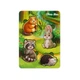 Деревянный пазл "Лесные животные-1" Ubumblebees (ПСФ057) PSF057 фон с подсказкой Ubumblebees PSF057 - изображение 2