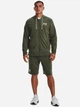 Толстовка на флисе, на молнии мужская Under Armour Rival Terry Lc Fz-grn 1370409-390 S Оливковая (196040087047) - изображение 3