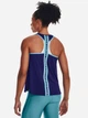 Спортивная майка для бега женская Under Armour Knockout Tank-blu 1351596-468 S Темно-синяя (196040108834) - изображение 2