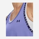 Спортивная майка для бега женская Under Armour Knockout Tank-blu 1351596-495 S Голубая (196040952628) - изображение 4