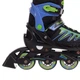 Роликовые коньки раздвижные Zelart My Go 2914 размер 33-36 Black-Blue - изображение 6