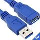 Кабель подовжувач для USB порта Addap UM2F-01, USB 3.0 Male to USB 3.0 Female, 5 Гбіт/с, 1 метр - зображення 1