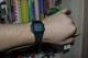 Чоловічий наручний годинник з каучуковим ремінцем Casio F-105W-1AWYEF Чорний з синім - зображення 7