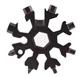 Мультитул-снежинка с кольцом 18 в 1 CNV SnowFlake Wrench Tool Черный - изображение 1