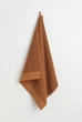 Рушник з бавовни фроте H&M HOME 70х140 см коньяк - зображення 2
