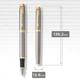 Ручка перьевая Parker IM Brushed Metal GT FP F 22 211 - изображение 4