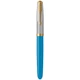 Ручка перова Parker PARKER 51 Premium Turquoise GT FP F 56 411 - зображення 2