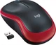 Миша безпровідна Logitech M185 Black/Red (910-002240) - изображение 1