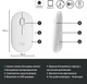Безпровідна миша Logitech Pebble M350 Wireless White (910-005716) - зображення 5