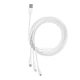 Кабель 3-в-1 Baseus Superior Series Fast Charging 3.5A 1.5m білий (CAMLTYS-02) - зображення 5