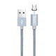 Кабель Hoco U40A magnetic adsorption Micro charging cable Metal gray - изображение 1