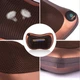 Массажная роликовая подушка массажер Massage pillow GHM 8018 для спины и шеи на 8 роликов - изображение 7