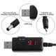 Кабель преобразователь напряжения USB-DC для роутера 9В/12В с переключателем DC 5.5×2.1 и переходником - изображение 6