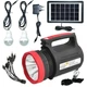 Ліхтар станція Luxury YJ-1902T 5W+22SMD 2 лампи + Powerbank + solar + ЗУ220В (3 режими) - зображення 1