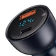 Автомобільне зарядне Baseus CCKX-C0A Particular DPS Dual Quick Charger 65Вт USB/Type-C silver - зображення 3