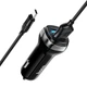 Адаптер автомобильный Hoco Type-C Cable Superior dual port Car charger set Z40 |2USB, 2.4A| black - изображение 2