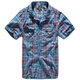 Сорочка Brandit Roadstar RED-BLUE XXL Комбінований (4012.42) - зображення 1