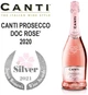 Вино игристое Canti Prosecco Millesimato Rose розовое сухое 0.75 л 11% (8005415059492) - изображение 2