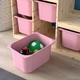 Стеллаж для хранения игрушек IKEA TROFAST розовый сосна 94х44х91 см 893.355.61 - изображение 3