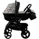 Коляска Cam 2 в 1 Dinamico Up Smart черно-белое граффити (897010/782) - изображение 2