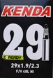 Велосипедна камера Kenda 29 x 1,90 / 2,30 FV вентиль Presta 48 мм - зображення 1