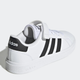 Tenisówki chłopięce adidas GW6521 35 Białe z czarnym (5904862421636) - obraz 3