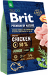 Sucha karma dla szczeniąt i młodych psów ras olbrzymich Brit Premium Junior XL o smaku kurczaka 3 kg (8595602526499) - obraz 1
