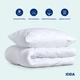 Подушка IDEIA 50x70 - Classic Soft Отель с внутренней подушкой искусственный пух белая - изображение 5