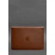 Шкіряний чохол-конверт на магнітах для MacBook 13 Світло-коричневий - зображення 2