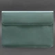 Кожаный чехол-конверт на магнитах для MacBook 15 дюйм Бирюзовый 4422521 - изображение 4