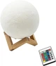 Нічник Луна з акумулятором Berger Moon 12 см 3D RGB з пультом д/у - изображение 1