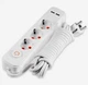 Подовжувач на 3 гнізда + 2 USB 16A/2500W 5м із заземленням Lemanso LMK71007 - зображення 1