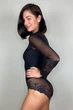 Жіноче боді з мереживом Janira 45266 black 48(XL) Чорний - зображення 3