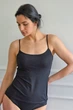 Майка бавовняна на тонких бретелях Janira 45044 black 48(XL) Чорний - зображення 1