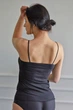 Майка бавовняна на тонких бретелях Janira 45044 black 48(XL) Чорний - зображення 3