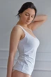 Женская хлопковая майка Janira 45353 white 44(M) Белый - изображение 2