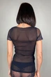 Женская футболка с кружевом Janira 45104 black 44(M) Черный - изображение 4