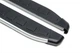 Бокові пороги Fullmond Grey (2 шт, алюм) для Volkswagen Amarok 2010-2022 рр - зображення 3