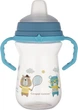 Тренировочная кружка Canpol Babies Bonjour Paris с силиконовым носиком FirstCup 250 мл Голубая (56/613_blu) - изображение 1