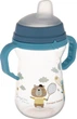 Тренировочная кружка Canpol Babies Bonjour Paris с силиконовым носиком FirstCup 250 мл Голубая (56/613_blu) - изображение 2