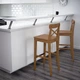 Барний стілець IKEA INGOLF 74 см морилка (902.178.11) - изображение 2