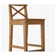 Барний стілець IKEA INGOLF 74 см морилка (902.178.11) - изображение 5