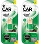 Ароматизатор Aroma Car Wood Зелений чай 2 шт (2000081930850) - зображення 1