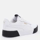Женские кеды низкие Puma Carina 2.0 38584904 38 (5UK) 24 см Puma White-Puma White-Puma Team Gold-Puma Black (5904862466880) - изображение 4