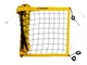 Сетка волейбольная Romi Sport "Профессиональная 9,5 м.", 3 мм.(PP)" Sia000066PP black/yellow - изображение 1