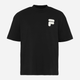 T-shirt męski basic Fila FAM0140-80001 M Czarny (4064556365415) - obraz 4