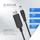 Кабель живлення USB to DC 5.5х2.5mm 9V 1A ACCLAB (1283126565113) - зображення 4
