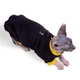 Теплая кофта для кота или кошки с рукавом Style Pets «CLASSIC» Black L - изображение 2